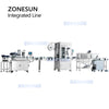 ZONESUN ZS-STB150R Automatic Magnetic Pump Liquid Filling Capping Sleeve Lableling Shrinking Production Line