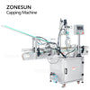 ZONESUN ZS-XG440F Automatic Screwing Irregular Bottle Pineapple-Shaped duckbilled Cap Capping Machine