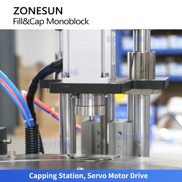 Zonesun ZS-AFC12D Automatic Spout Pouch Filling and Capping Machine