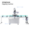 ZONESUN ZS-XG440C Automatic Ropp Roll-On Pilfer-Proof Metal Lock Cap Capping Machine