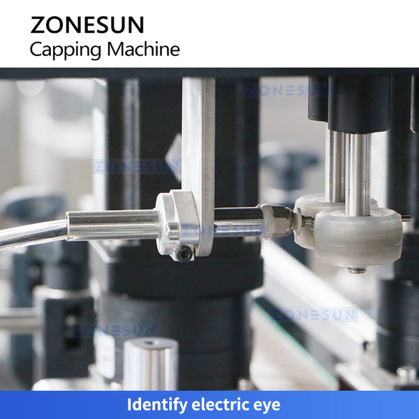 ZONESUN ZS-XG440S2 Automatic Double Caps Guide Rails Capping Machine