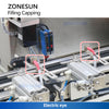 ZONESUN ZS-DTFC4Y Automatic 4 Nozzles Magnetic Pump Filling and Capping Machine