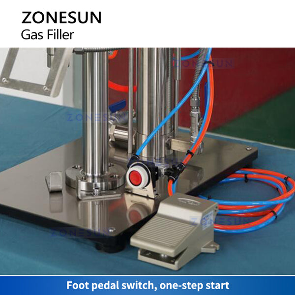 ZONESUN ZS-CQ2 Aerosol Can Gas Filling Machine