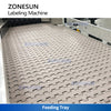 Zonesun ZS-TBRH100 Horizontal Small BottleTube Labeler with Traying System