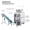 ZONESUN ZS-MS2TGF Full Automatic 2 Nozzles High Speed Liquid Filling And Sealing Machine