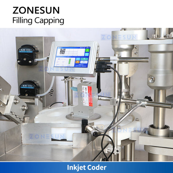 ZONESUN ZS-AFC37 Rotary High Speed Monoblock Filling and Capping Machine