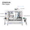 ZONESUN  Beer Bottle Filling and Capping machine Crown Cap Sealing Machine ZS-CFC4