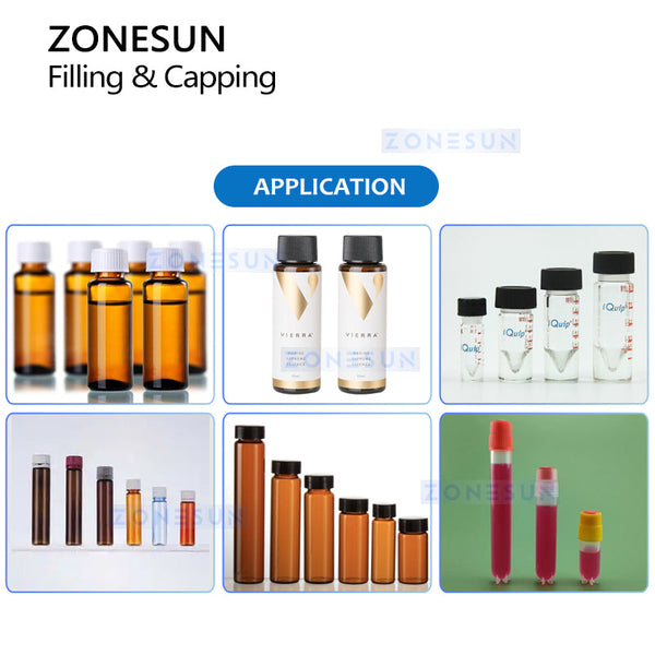 ZONESUN Automatic Ampoule Bottles Vial Filling and Capping Machine ZS-AFC16P