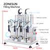 ZONESUN ZS-YTZL500 5-500ml 4 Heads Desktop Semi Automatic Vacuum Perfume Filling Machine