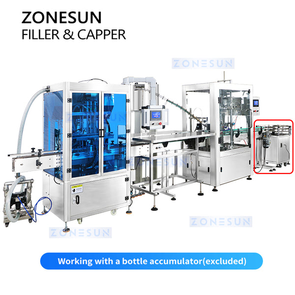 ZONESUN Automatic ROPP Bottle Filling and Capping Machine ZS-FAL180B2