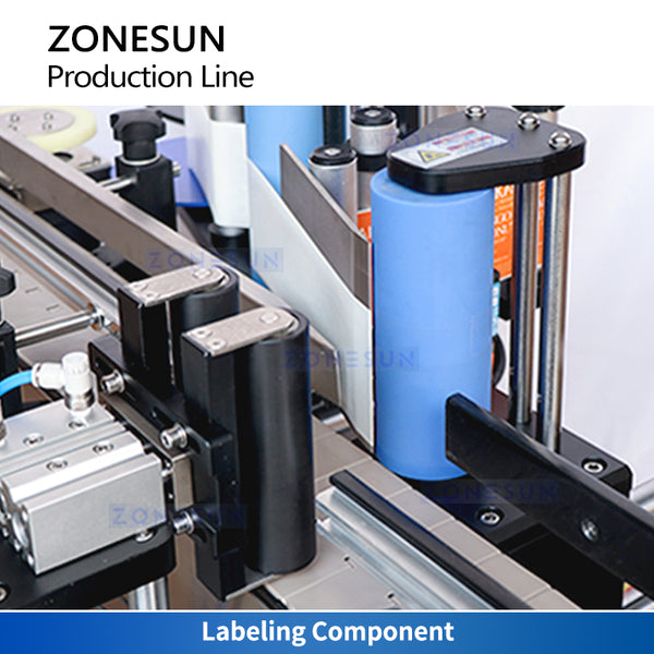 ZONEUSN ZS-FALU3 Thick Paste Sauce Bottle Unscrambler Washer Filling Capping Labeling Machine