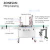 ZONESUN Semi Automatic Aerosol Filling Machine Spray Can Sealer Equipment ZS-QW1600