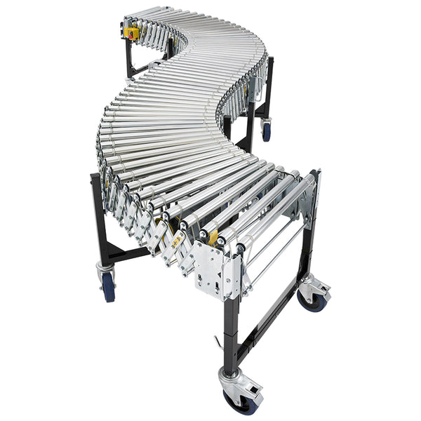 ZONESUN ZS-FCV600 Flexible Extendable Roller Conveyor V Belt