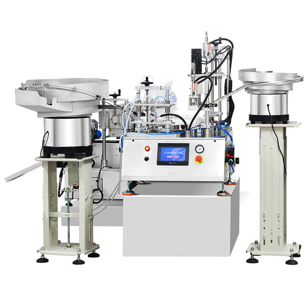 ZONESUN ZS-AFCL4 Monoblock Filling Capping Labeling Packaging Machine