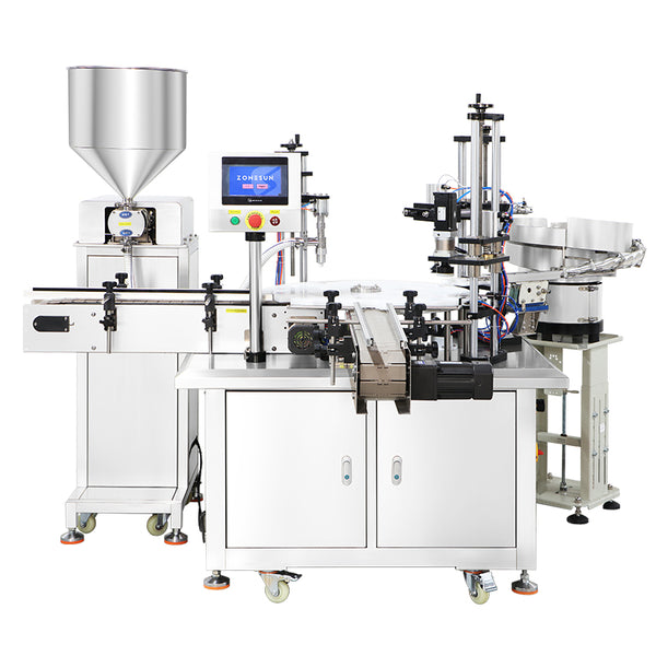 ZONESUN Rotary Pump Paste Filling and Capping Machine Servo Capping ZS-AFC26 - 110V - 220V