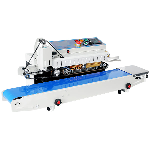 ZONESUN ZS-FR1800P Automatic Continuous Plastic Packet Aluminum Foil sealing Machine With Code Printer