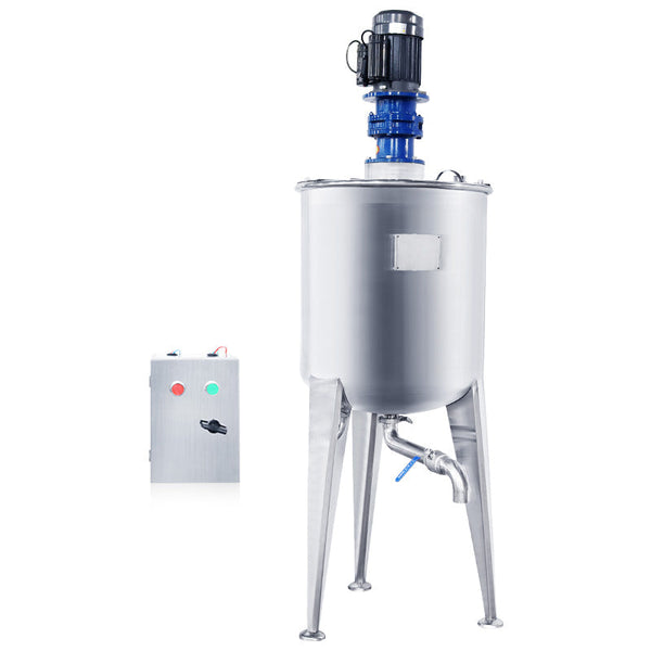 ZONESUN 100L Mixing Tank With Agitator Stirring Blending Vessel Emulsifier ZS-MB100L