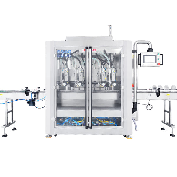 ZONESUN Four Head High Speed Tracking Servo Paste Filling Machine ZS-VTPF4