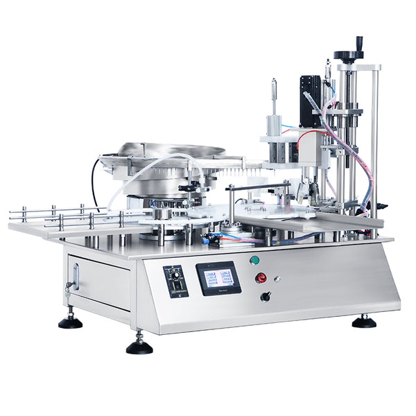 ZS-AFC7 Automatic Eyedrop Liquid Filling Capping Machine Magnetic Pump Dropper Bottles Screwing Vial Essential Perfume