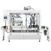 Glass beer bottle filling and capping machine