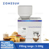 ZONESUN ZS-500C Granular Powder Materials Weighing Filling Machine - 220V/50Hz - 220V/60Hz - 110V/50Hz - 110V/60Hz