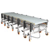 ZONESUN ZS-FCR600 Rubber Covered Flexible Extendable Roller Conveyor V Belt