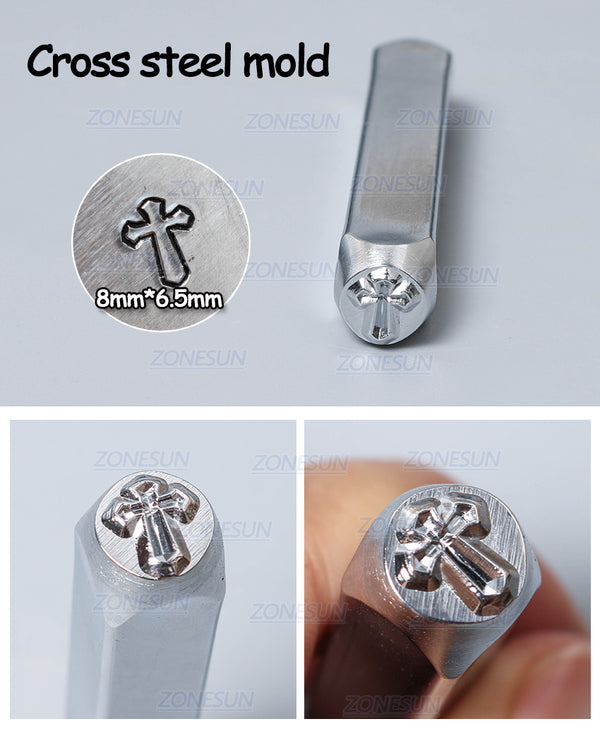 ZONESUN Custom Steel Metal Stamps Mold Marking Tool Jewelry Embossing