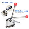 ZONESUN 16-19mm Manual Buckle Free Steel Belt Strapping Machine DB-GD35 / MH35 - DB-GD35( 16-19mm )