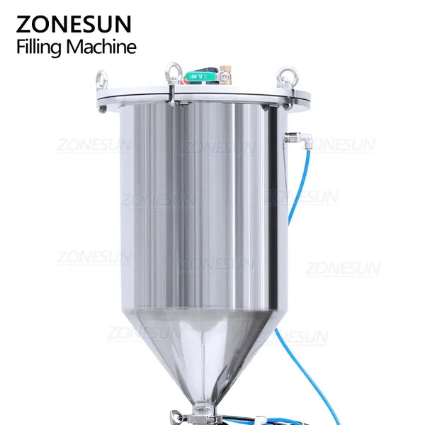 ZONESUN Semi Automatic Piston Pump Nail Polish Paste Filling Machine ZS-GTPP1