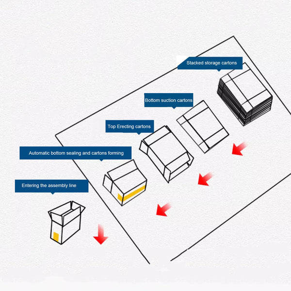 Zonesun ZS-CSPM3 High-speed Carton Erector Box Folding Sealing Machine