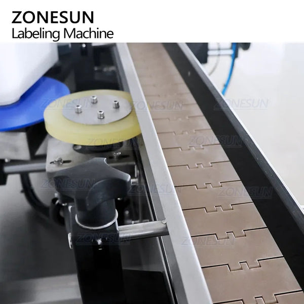 ZONESUN ZS-TB260RA Automatic Round Bottle Cap & Body Labeling Machine