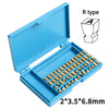 ZONESUN MY380 Alphabet Letter Fonts of Ribbon Printer Expiration Code Printing Machine - R 2x3.5x6.8mm