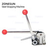 ZONESUN 16-19mm Manual Buckle Free Steel Belt Strapping Machine DB-GD35 / MH35