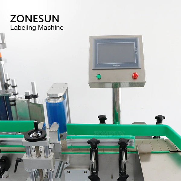 ZONESUN ZS-TB822 Autoamtic Round Bottle Labeling Machine With Date Coder