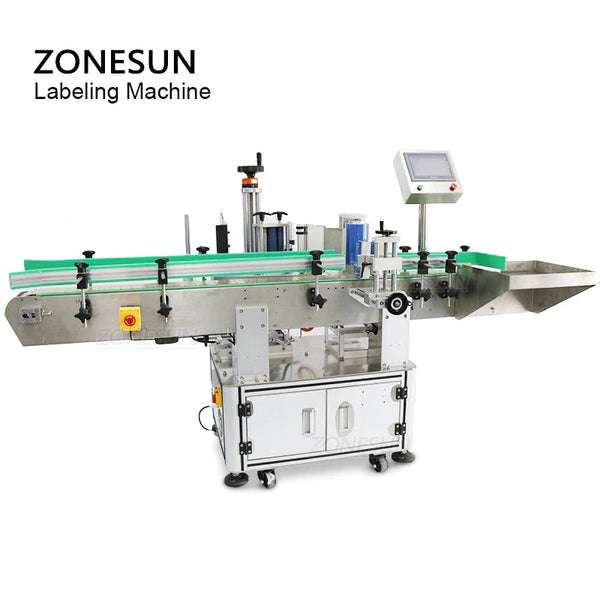 ZONESUN ZS-TB822 Autoamtic Round Bottle Labeling Machine With Date Coder