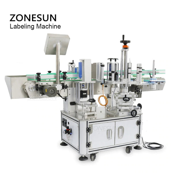 ZONESUN ZS-TB822 Autoamtic Round Bottle Labeling Machine With Date Coder