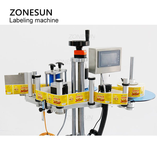 ZONESUN ZS-TB852 Round Surface Flat Side Labeling Machine