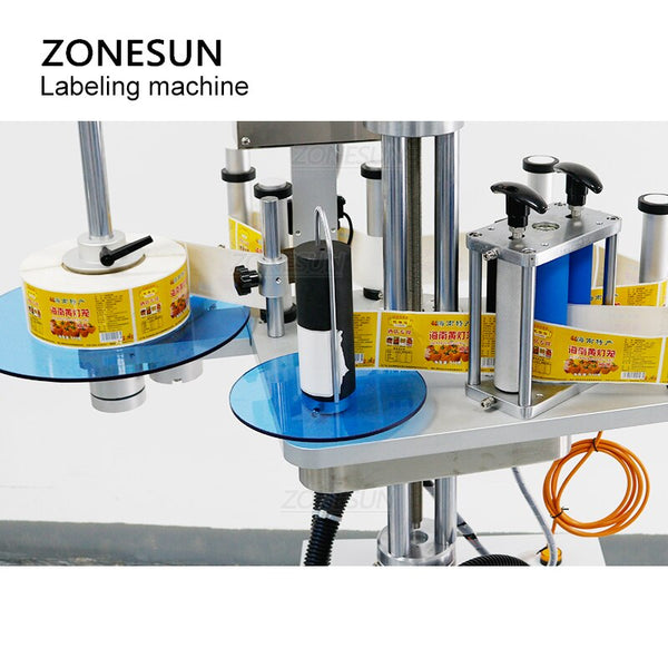 ZONESUN ZS-TB852 Round Surface Flat Side Labeling Machine