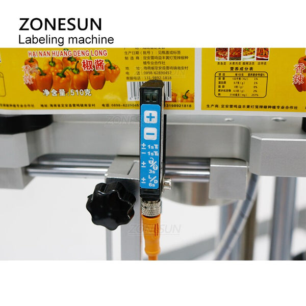 ZONESUN ZS-TB852 Round Surface Flat Side Labeling Machine