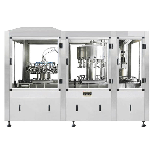 ZONESUN ZS-AFC883W Automatic Bottle Rinsing Filling Corking Machine