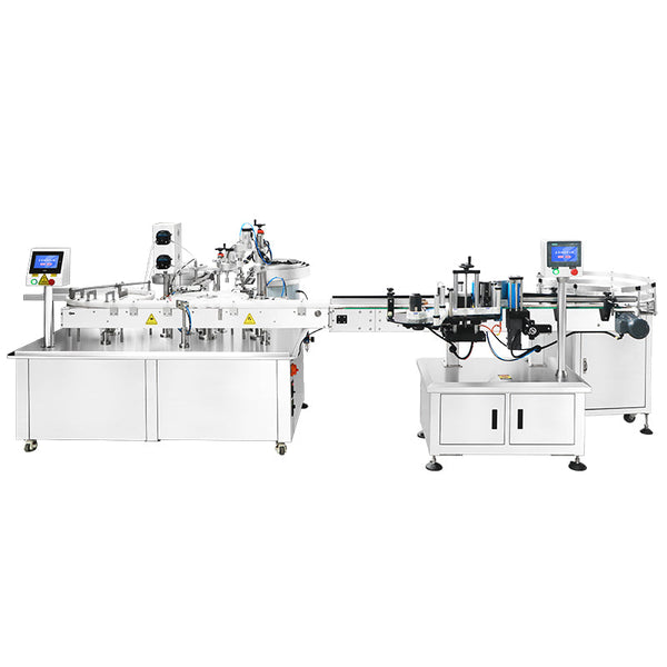 ZONESUN ZS-FAL180V3 Inner Plug Outer Cover Filling Capping Labeling Bottling Line