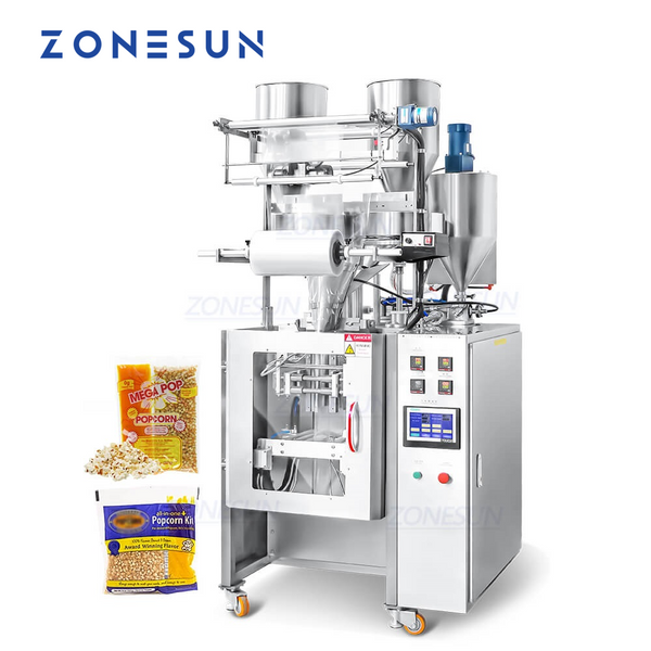 ZONESUN ZS-FS01 Automatic Popcorn Pack Granule and Paste Sachet VFFS Packing Machine