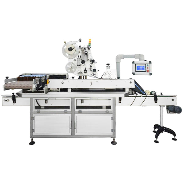 Zonesun ZS-TBRH100 Horizontal Small BottleTube Labeler with Traying System