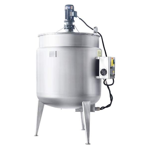 ZONESUN Stainless Steel Liquid Paste Heating & Mixing Tank ZS-MB1000L - 380V / 1000L