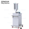 ZONESUN Semi Automatic Piston Pump Nail Polish Paste Filling Machine ZS-GTPP1