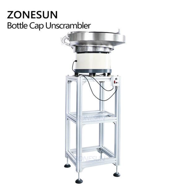 ZONESUN ZS-CVP1 Automatic Bulk Lid Cap Feeder Spray Bottle Cap Feeding Machine