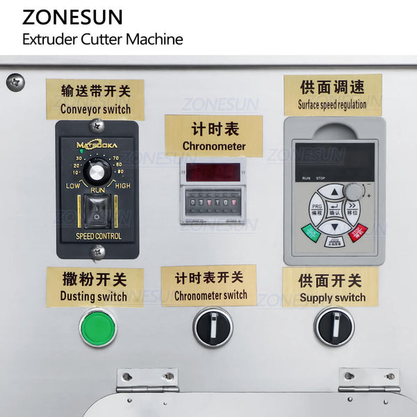 ZONESUN ZS-ECM1 Automatic Small Chocolate Energy Bar Extruder Cutter Protein Nut Bar Forming Making Cutting Machine