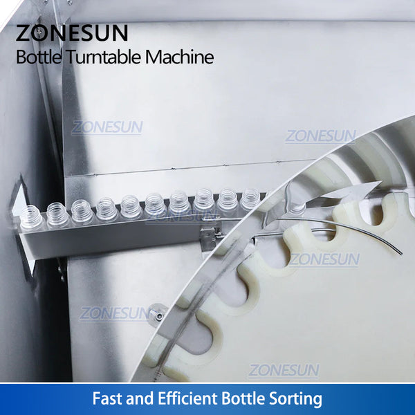 ZONESUN ZS-LP150 Fully Automatic Plastic Small Bottle Arranging Unscrambler Machine For Filling Machine Production Line