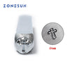 ZONESUN Custom Steel Metal Stamps Mold Marking Tool Jewelry Embossing