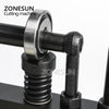 ZONESUN 26x12cm Double Wheel Hand Leather Die Cutting Machine